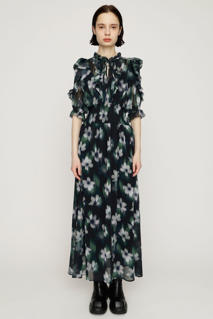SLY「BLUR FLOWER LONG ワンピース」|ワンピース|
