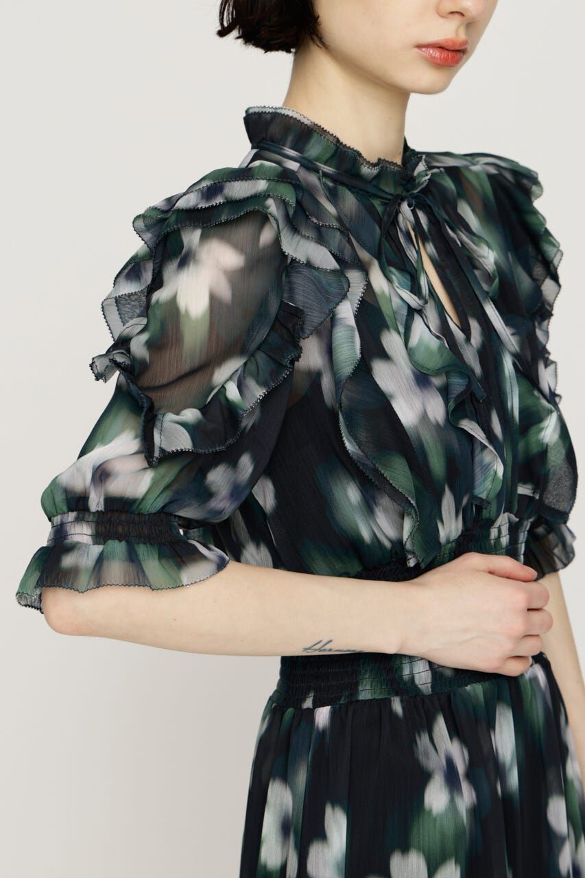 SLY「BLUR FLOWER LONG ワンピース」|ワンピース|