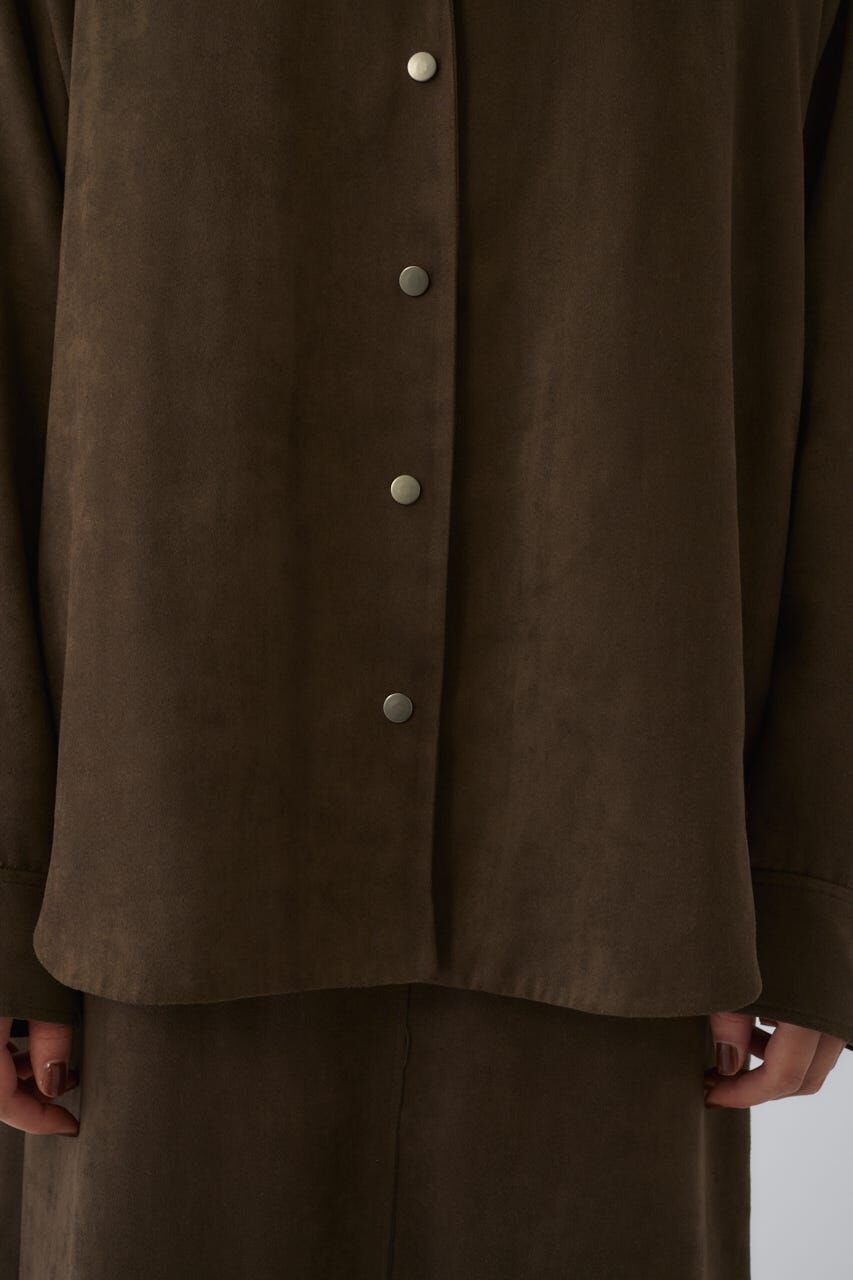 RIM.ARK 「Open collar F/Suede shirt JK」|シャツ・ブラウス|