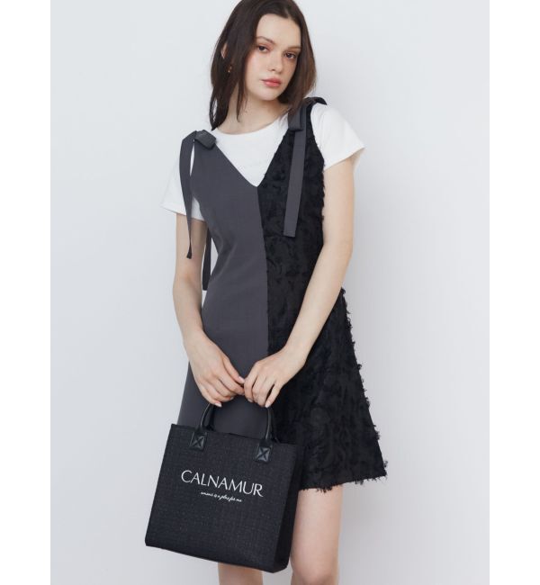 CALNAMUR「RIBBON 2WAY JUMPER OP/リボンWAYジャンパーワンピース」|ワンピース|