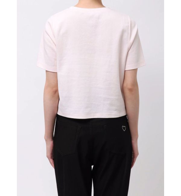 CALNAMUR「バイカラー3ＤリボンＴシャツ」|Tシャツ・カットソー|