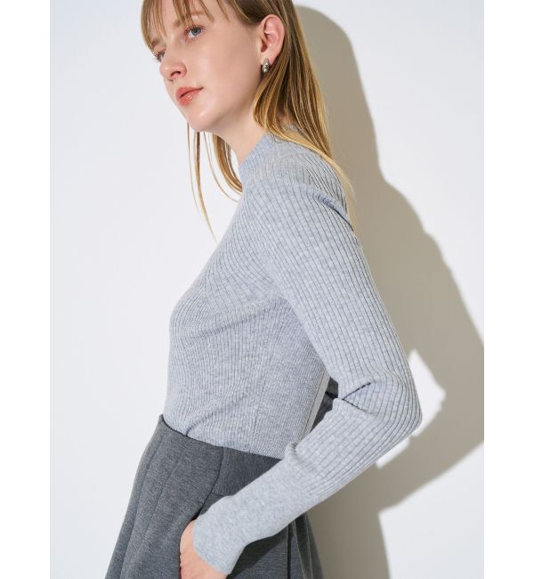 ELENDEEK「HIGH NECK WIDE RIB KT」|ニット・セーター|