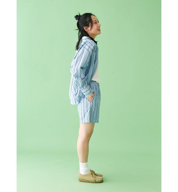 Ungrid「【WEB限定】ストライプラフハーフパンツ」|その他|