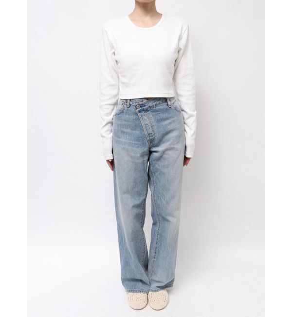 Ungrid「フィットショートロングスリーブTee」|Tシャツ・カットソー|