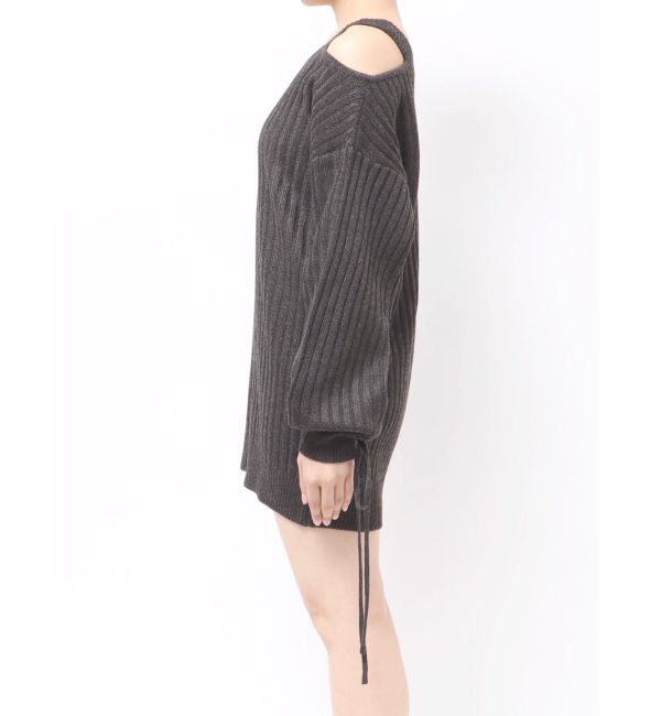 EVRIS「ワンショルダーニットワンピース」|ワンピース|