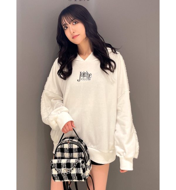GYDA「ボアドッキングBIGパーカー」|パーカー|オフホワイト