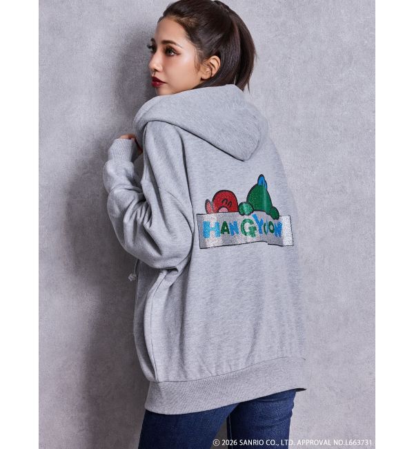 GYDA「GYDA&times;サンリオキャラクターズ BIGパーカー」|パーカー|グレー