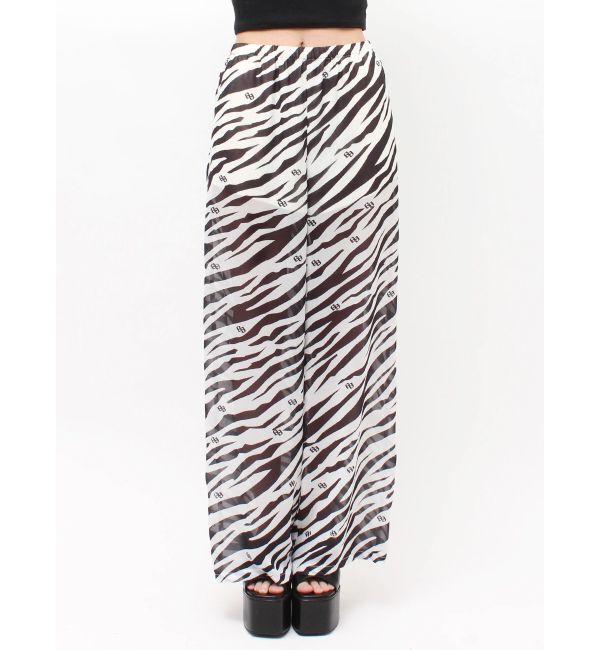 GYDA「GG ZEBRA SHEERワイドパンツ」|その他|