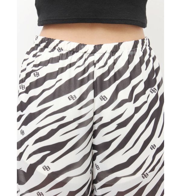 GYDA「GG ZEBRA SHEERワイドパンツ」|その他|