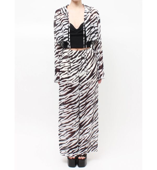 GYDA「GG ZEBRA SHEERワイドパンツ」|その他|