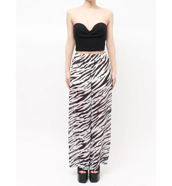 GYDA「GG ZEBRA SHEERワイドパンツ」|その他|
