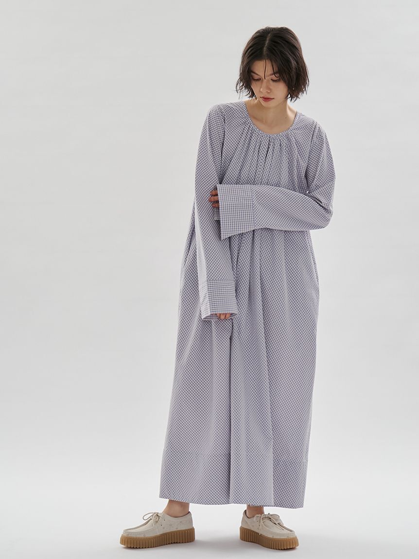 emmi atelier「チェック2wayフレアワンピース【セットアップ対応】」|ワンピース|