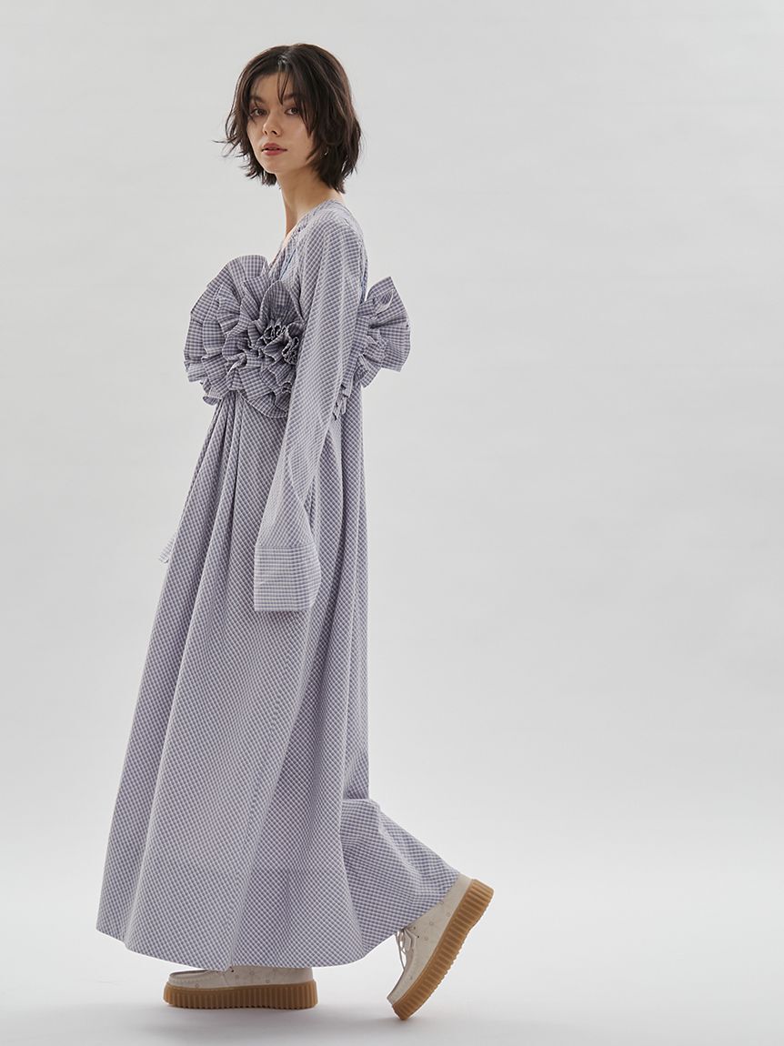 emmi atelier「チェック2wayフレアワンピース【セットアップ対応】」|ワンピース|