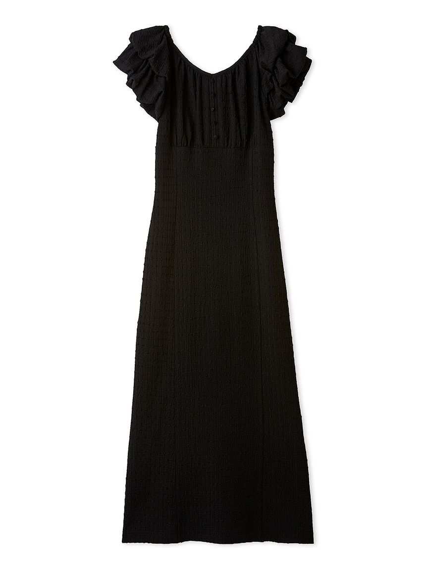 LILY BROWN「【新色追加】2wayダブルスリーブカットワンピース」|ワンピース|BLK