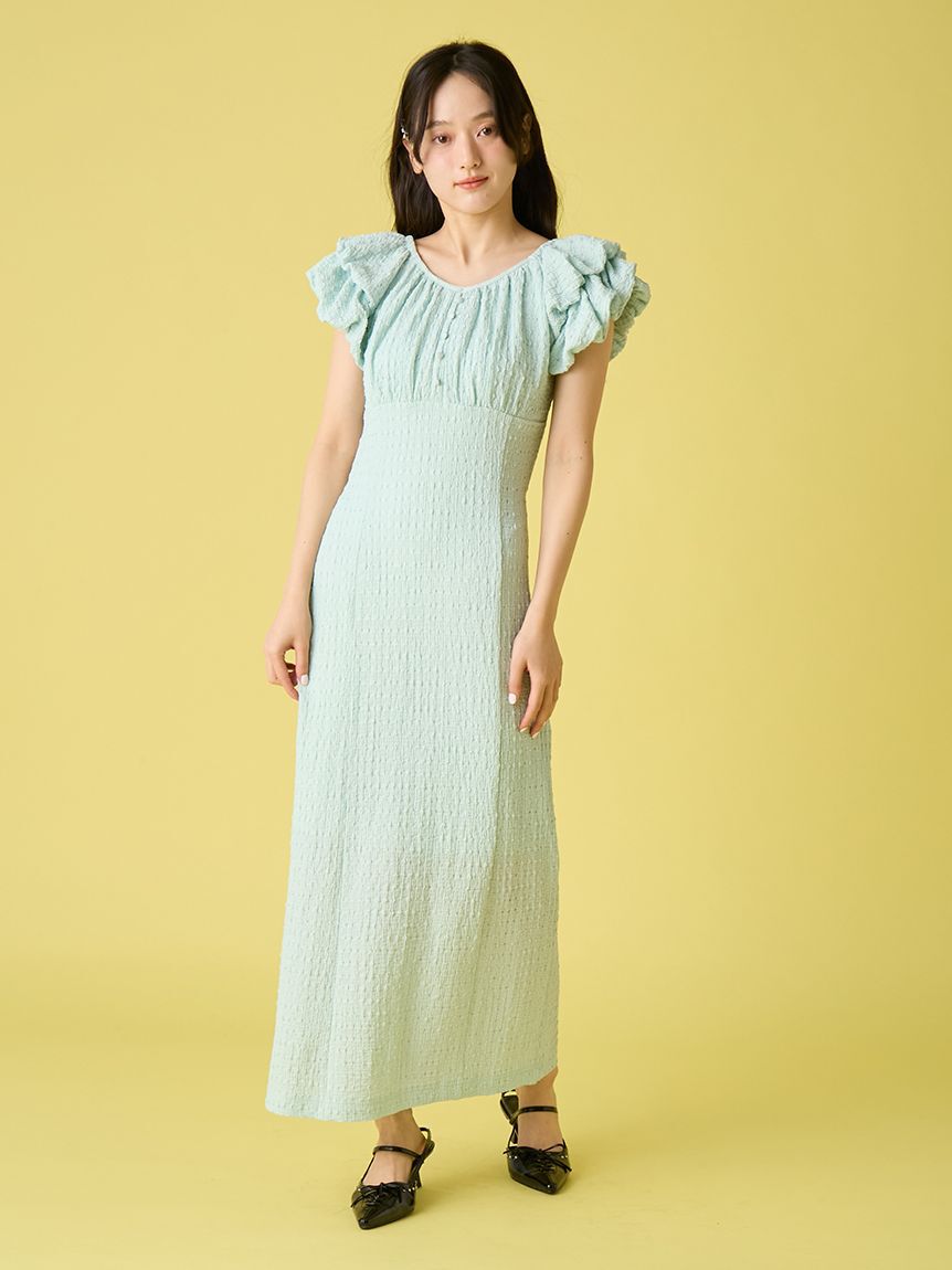 LILY BROWN「【新色追加】2wayダブルスリーブカットワンピース」|ワンピース|MNT