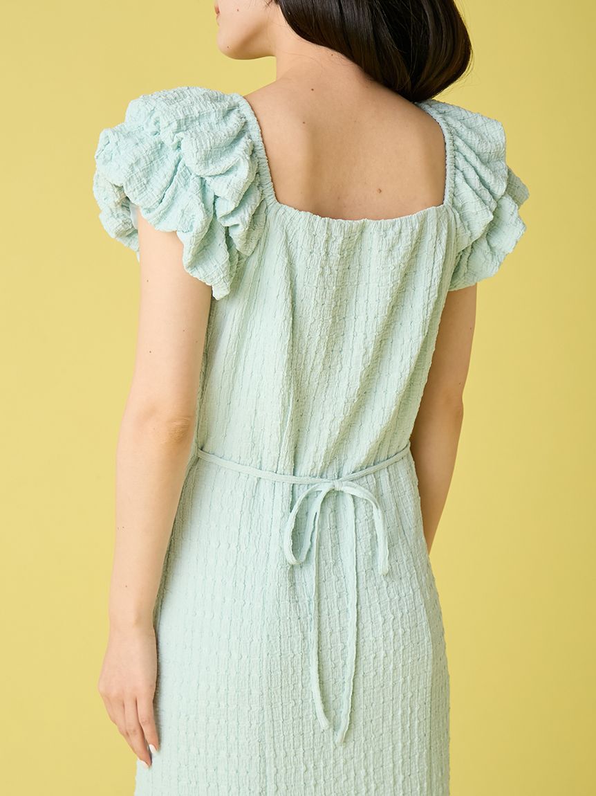 LILY BROWN「【新色追加】2wayダブルスリーブカットワンピース」|ワンピース|
