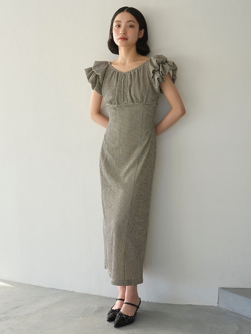 LILY BROWN「【新色追加】2wayダブルスリーブカットワンピース」|ワンピース|CHECK