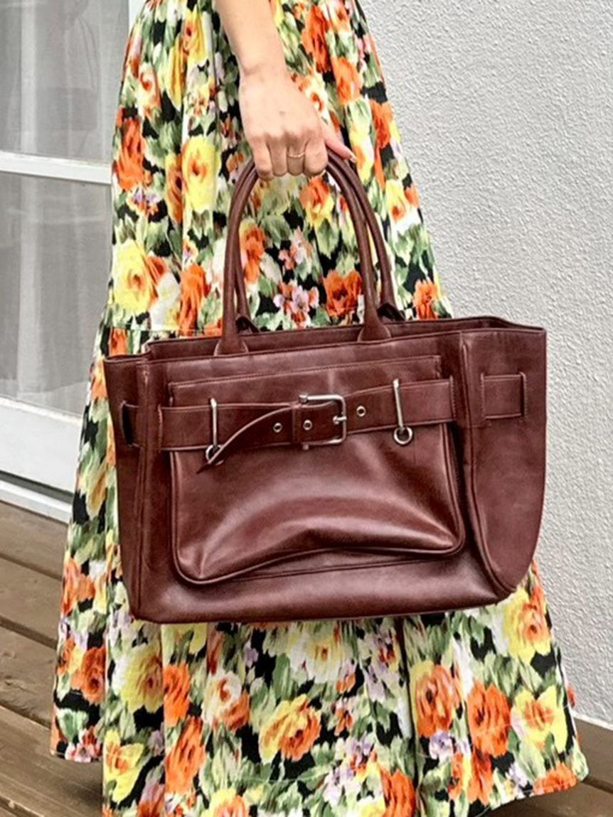 LILY BROWN「フロントベルトトートバッグ」|トートバッグ|BRW