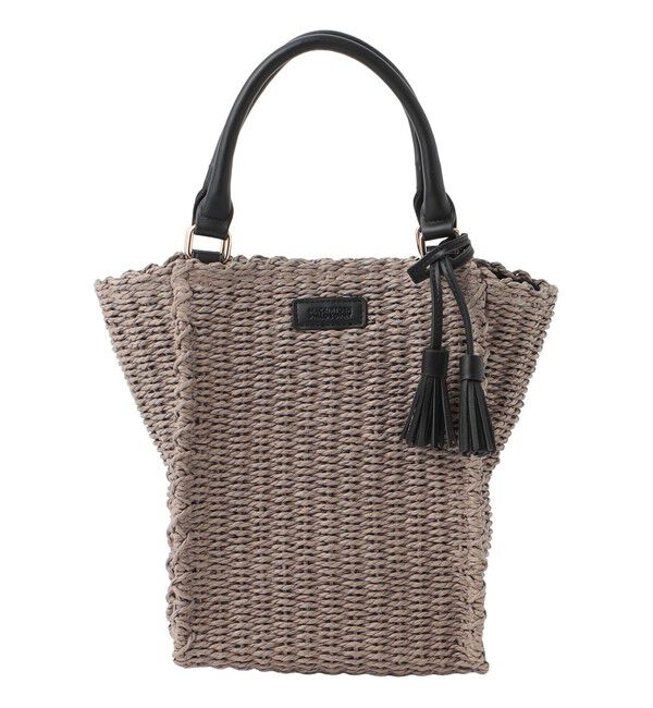 MACKINTOSH PHILOSOPHY「【WEB&一部店舗限定】ペーパースクエアトート」|トートバッグ|チャコールグレー