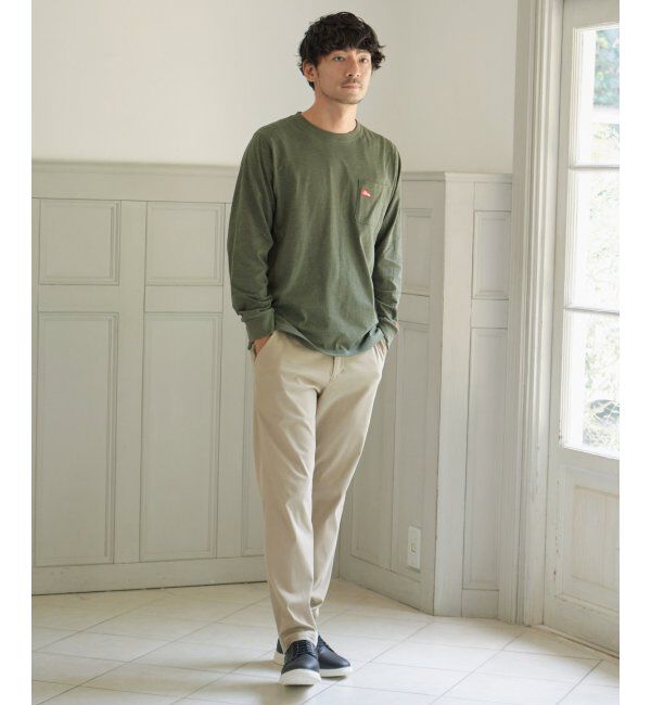 ikka「URBAN NATURE LIFE アーバンネイチャーライフ ワンポイントロンT」|Tシャツ・カットソー|