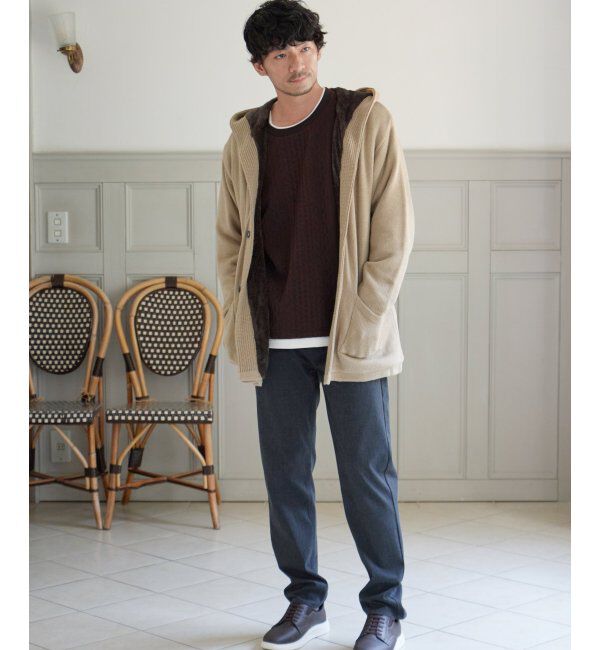 ikka「裏ボアニットフーディガン」|その他|