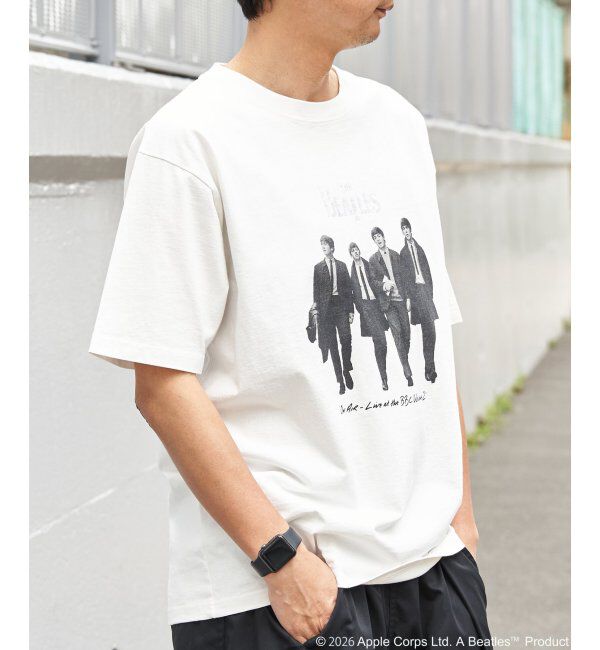 VENCE share style「THE BEATLES ザ ビートルズ レコードプリントTシャツ」|Tシャツ・カットソー|