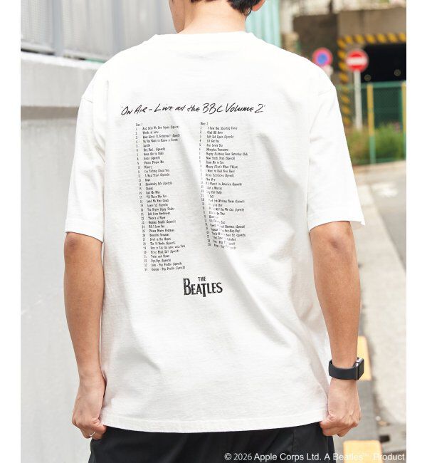 VENCE share style「THE BEATLES ザ ビートルズ レコードプリントTシャツ」|Tシャツ・カットソー|