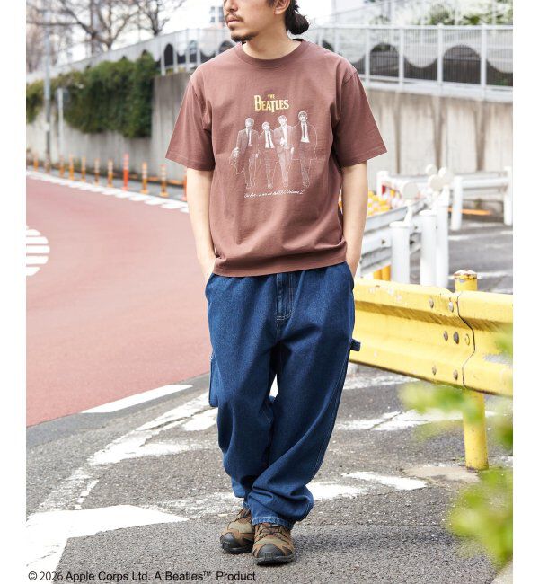 VENCE share style「THE BEATLES ザ ビートルズ レコードプリントTシャツ」|Tシャツ・カットソー|