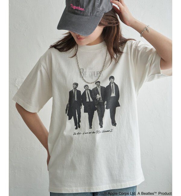 VENCE share style「THE BEATLES ザ ビートルズ レコードプリントTシャツ」|Tシャツ・カットソー|