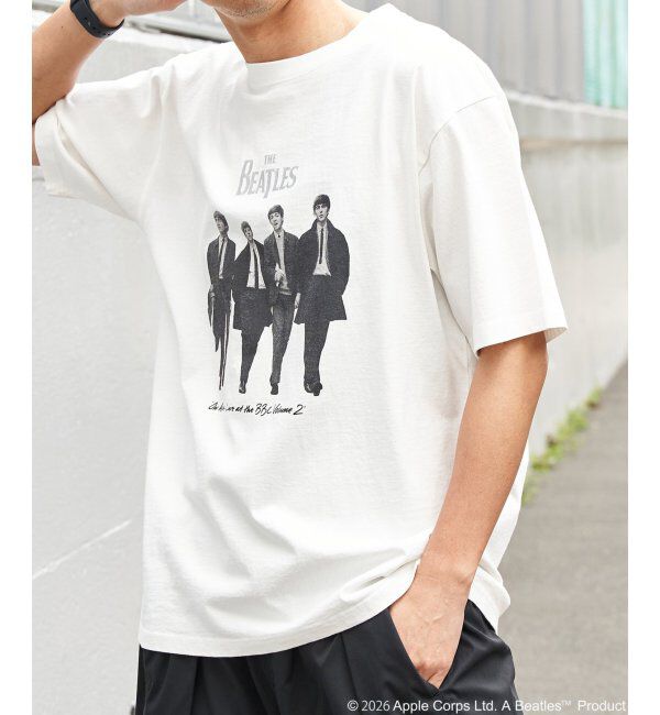 VENCE share style「THE BEATLES ザ ビートルズ レコードプリントTシャツ」|Tシャツ・カットソー|