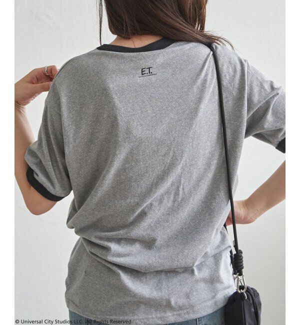 VENCE share style「『 E.T. 』デザイン リンガーTシャツ」|Tシャツ・カットソー|