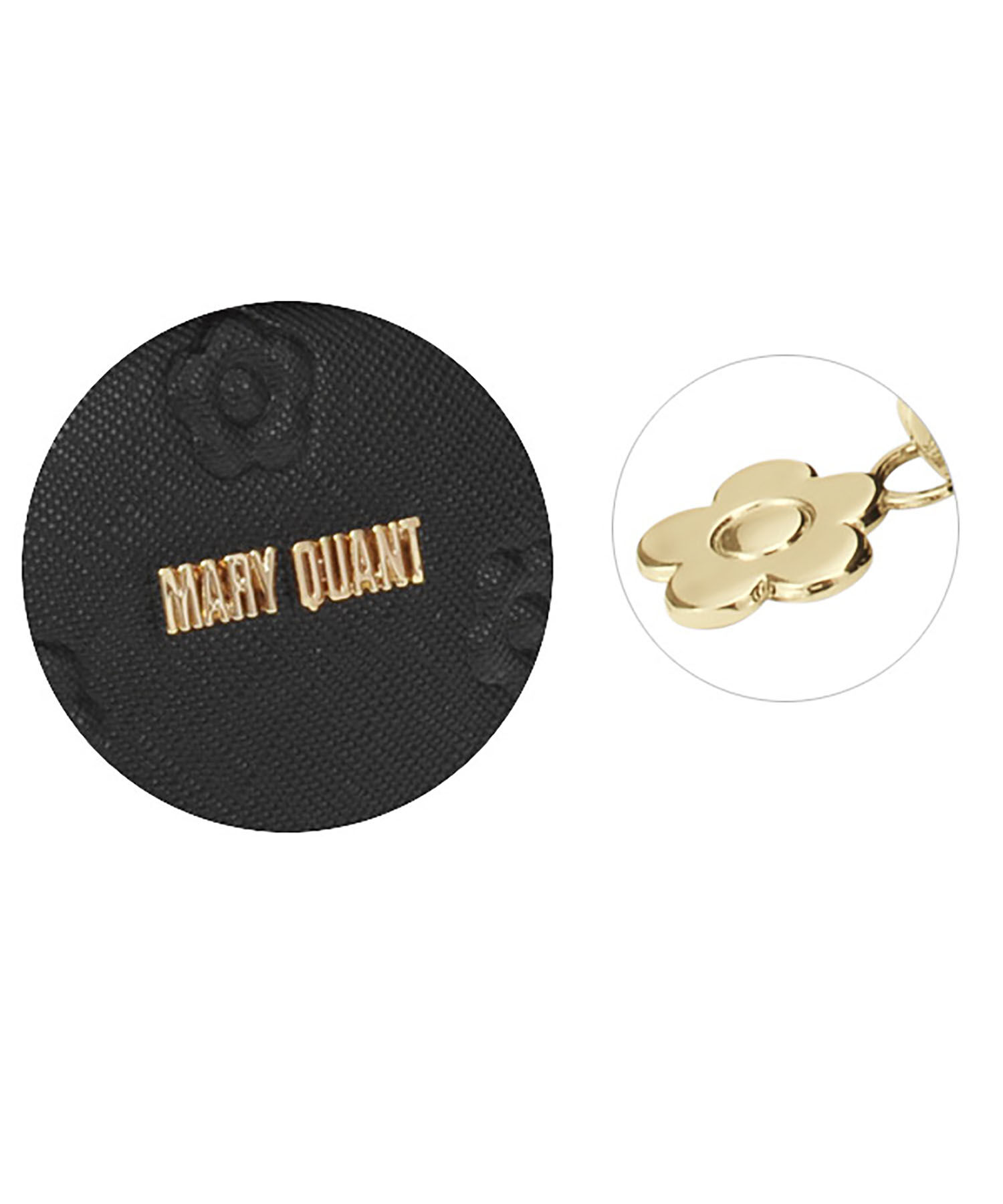 MARY QUANT「シンプルエンボスデイジーマルチポーチ」|ポーチ|