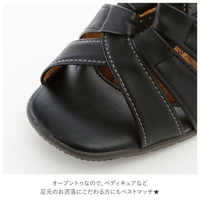 BACKYARD FAMILY「サンダル レディース 夏 通販 履きやすい ストラップサンダル パンジー pansy 歩きやすい」|サンダル|