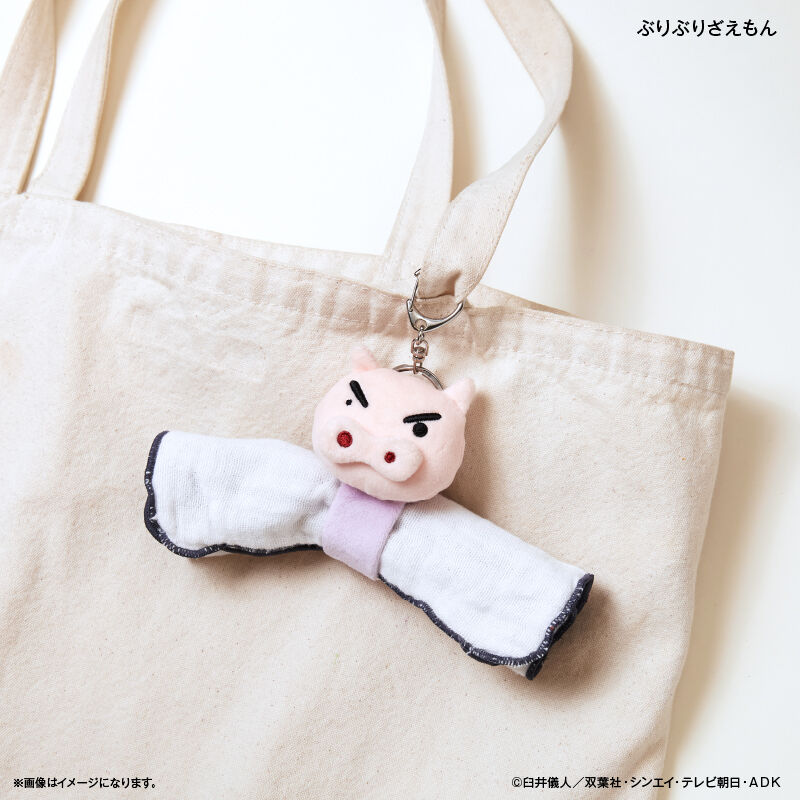 BACKYARD FAMILY「クレヨンしんちゃん グッズ 通販 蓄光マスコット ループホルダー クレヨンしんちゃんグッズ」|チャーム・キーホルダー|
