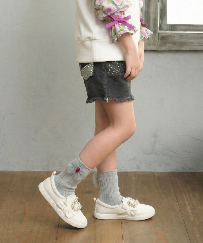 BACKYARD FAMILY「Rora 靴下 キッズ 通販 ローラ ソックス 女の子 ショートソックス リブソックス フォーマル」|ソックス|