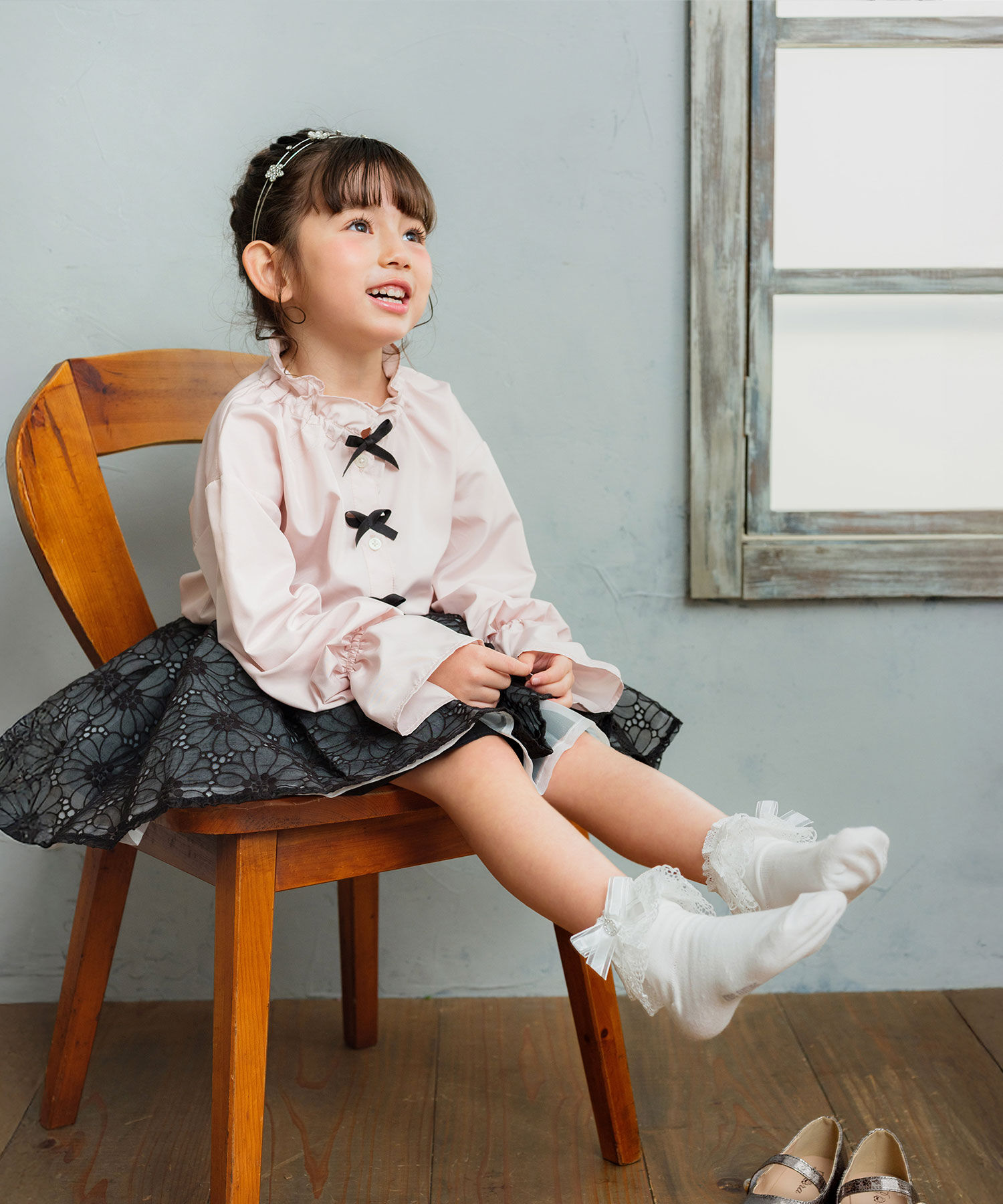 BACKYARD FAMILY「Rora 靴下 キッズ 通販 ローラ ソックス 女の子 ショートソックス レースソックス」|ソックス|