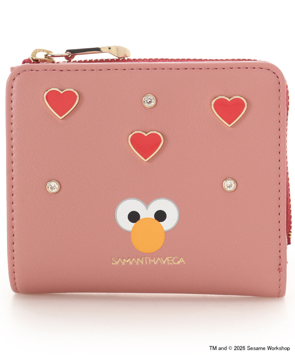 Samantha Vega「セサミストリートコレクション「エルモ」折財布」|財布|