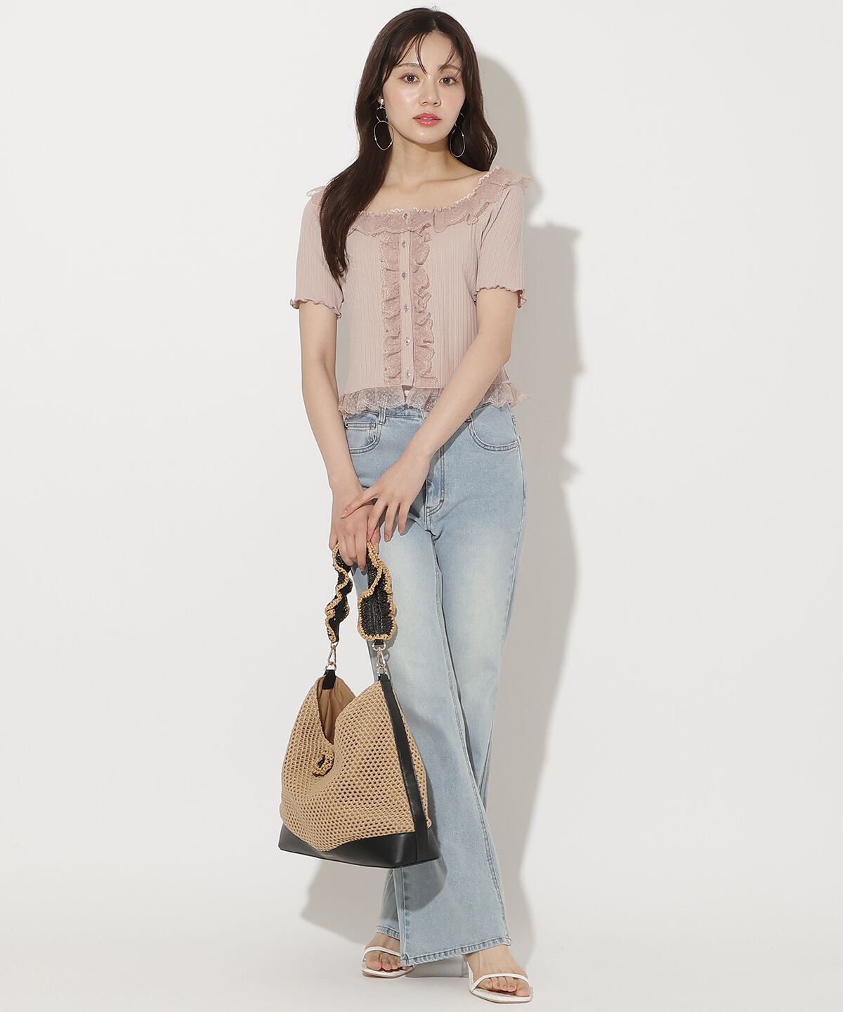 WILLSELECTION「レースフリルカットトップス」|Tシャツ・カットソー|