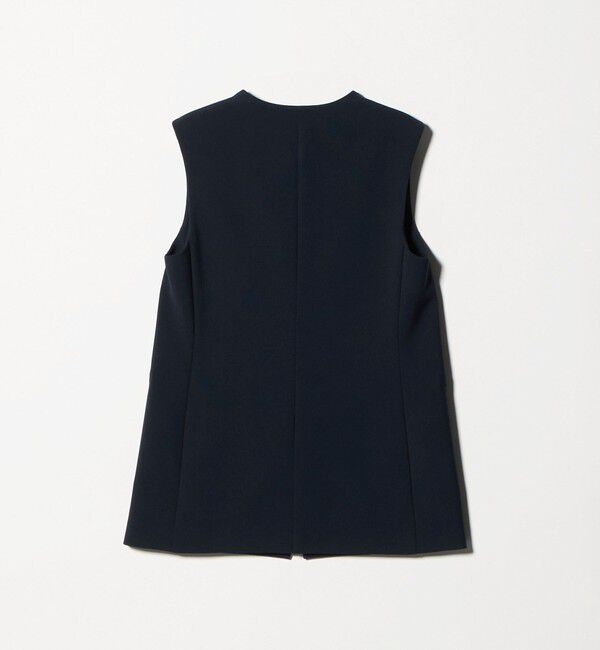 UNITED ARROWS「ダブルクロス ミドルベスト ‐ストレッチ ウォッシャブル‐」|ベスト・ジレ|