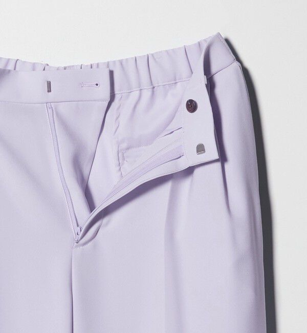 UNITED ARROWS「P 2タック ワイドパンツ ‐吸水速乾 帯電防止 接触冷感 ウォッシャブル‐」|スラックス|