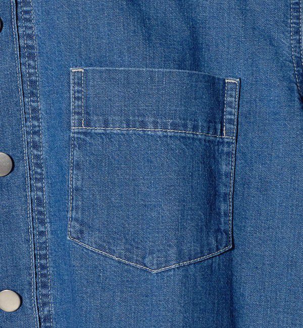 UNITED ARROWS「ステッチ フレア デニムジャケット」|デニムジャケット|