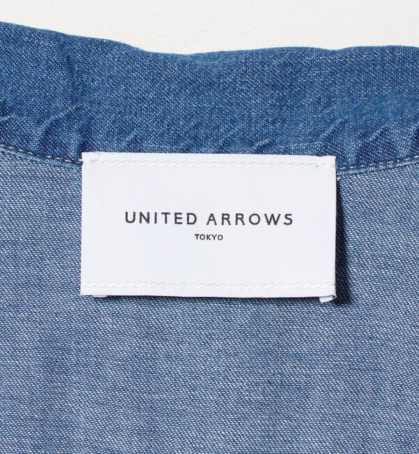 UNITED ARROWS「ステッチ フレア デニムジャケット」|デニムジャケット|