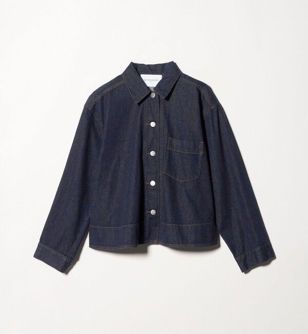 UNITED ARROWS「ステッチ フレア デニムジャケット」|デニムジャケット|