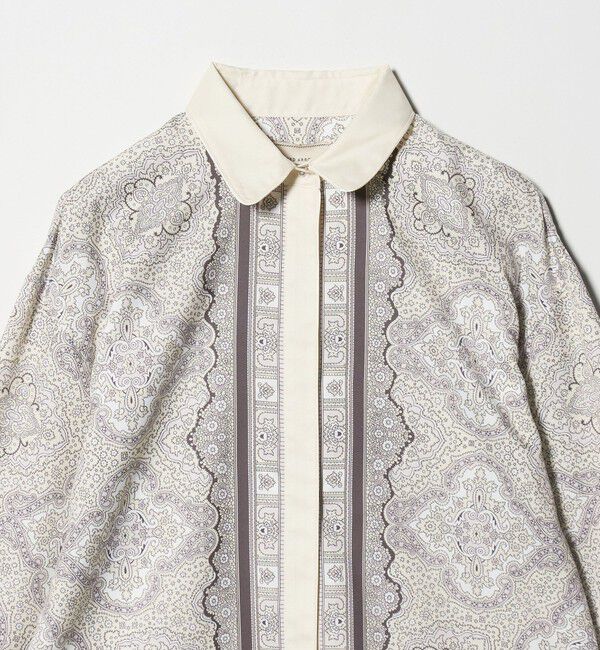 UNITED ARROWS「スカーフ プリント シャツ ‐ウォッシャブル‐」|シャツ・ブラウス|