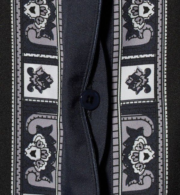 UNITED ARROWS「スカーフ プリント シャツ ‐ウォッシャブル‐」|シャツ・ブラウス|