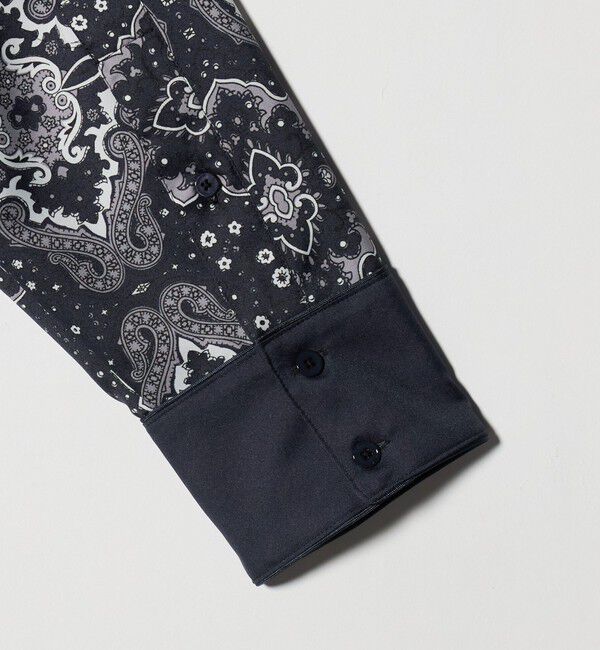 UNITED ARROWS「スカーフ プリント シャツ ‐ウォッシャブル‐」|シャツ・ブラウス|