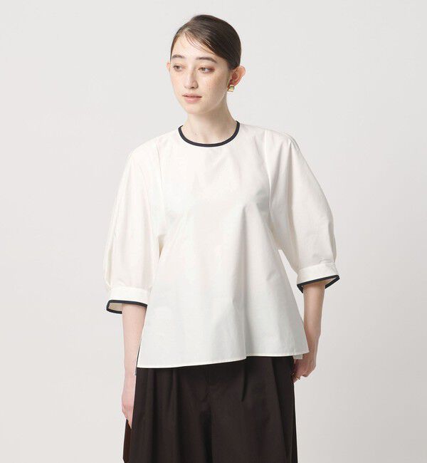 UNITED ARROWS「クリーン マリン ブラウス」|シャツ・ブラウス|OFF WHITE