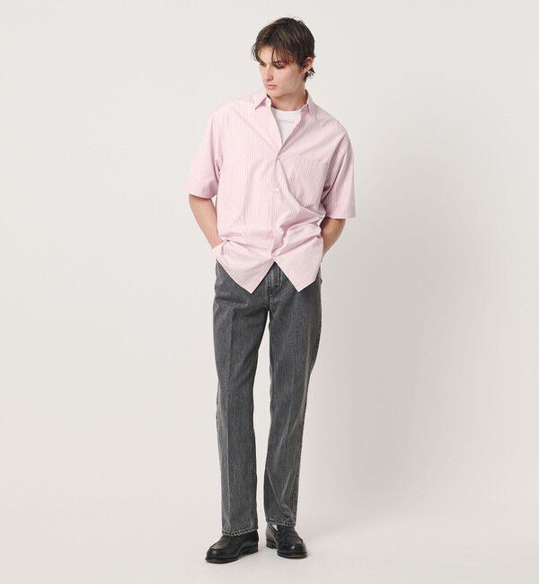 UNITED ARROWS「シルキーポプリン ワンピースレギュラーカラー ショートスリーブ シャツ」|シャツ・ブラウス|