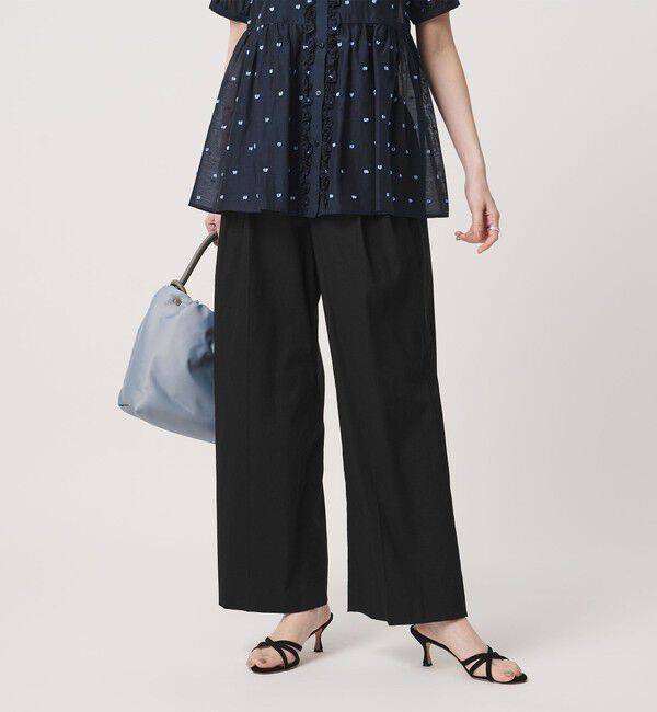 UNITED ARROWS「NALYA リラックス ワイドパンツ ‐ウォッシャブル‐」|スラックス|