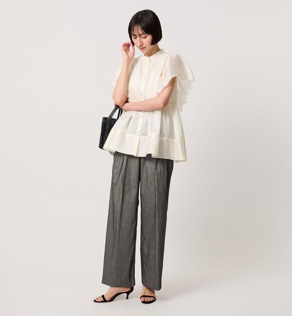 UNITED ARROWS「NALYA リラックス ワイドパンツ ‐ウォッシャブル‐」|スラックス|